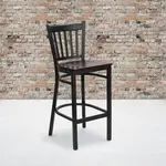 Flash Furniture XU-DG-6R6B-VRT-BAR-MAHW-GG