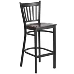 Flash Furniture XU-DG-6R6B-VRT-BAR-WALW-GG