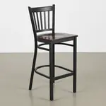 Flash Furniture XU-DG-6R6B-VRT-BAR-WALW-GG