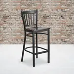Flash Furniture XU-DG-6R6B-VRT-BAR-WALW-GG