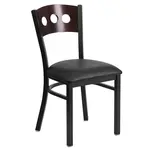 Flash Furniture XU-DG-6Y2B-WAL-BLKV-GG