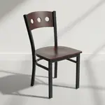 Flash Furniture XU-DG-6Y2B-WAL-MTL-GG