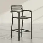 Flash Furniture XU-DG-HW6036B-ARM-GY-GG