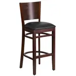 Flash Furniture XU-DG-W0094BAR-WAL-BLKV-GG