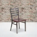Flash Furniture XU-DG694BLAD-CLR-MAHW-GG