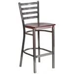Flash Furniture XU-DG697BLAD-CLR-BAR-MAHW-GG