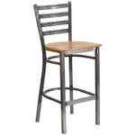 Flash Furniture XU-DG697BLAD-CLR-BAR-NATW-GG