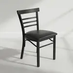 Flash Furniture XU-DG6Q6B1LAD-BLKV-GG