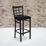 Flash Furniture XU-DG6R7BWIN-BAR-BLKV-GG