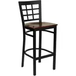 Flash Furniture XU-DG6R7BWIN-BAR-MAHW-GG