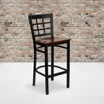 Flash Furniture XU-DG6R7BWIN-BAR-MAHW-GG