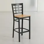 Flash Furniture XU-DG6R7BWIN-BAR-NATW-GG