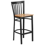 Flash Furniture XU-DG6R8BSCH-BAR-NATW-GG