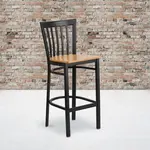 Flash Furniture XU-DG6R8BSCH-BAR-NATW-GG
