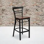 Flash Furniture XU-DG6R9BLAD-BAR-CHYW-GG