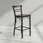 Flash Furniture XU-DG6R9BLAD-BAR-MAHW-GG