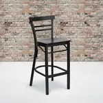 Flash Furniture XU-DG6R9BLAD-BAR-MAHW-GG