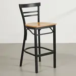 Flash Furniture XU-DG6R9BLAD-BAR-NATW-GG