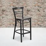 Flash Furniture XU-DG6R9BLAD-BAR-WALW-GG