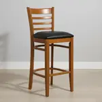 Flash Furniture XU-DGW0005BARLAD-CHY-BLKV-GG