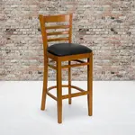 Flash Furniture XU-DGW0005BARLAD-CHY-BLKV-GG