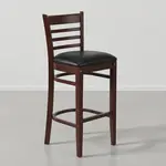 Flash Furniture XU-DGW0005BARLAD-MAH-BLKV-GG