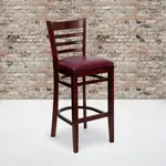 Flash Furniture XU-DGW0005BARLAD-MAH-BURV-GG