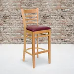 Flash Furniture XU-DGW0005BARLAD-NAT-BURV-GG
