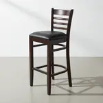 Flash Furniture XU-DGW0005BARLAD-WAL-BLKV-GG