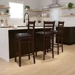 Flash Furniture XU-DGW0005BARLAD-WAL-BLKV-GG