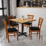 Flash Furniture XU-DGW0005LAD-CHY-BLKV-GG