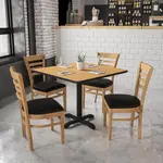 Flash Furniture XU-DGW0005LAD-NAT-BLKV-GG