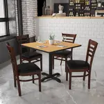 Flash Furniture XU-DGW0005LAD-WAL-BLKV-GG