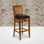 Flash Furniture XU-DGW0008BARVRT-CHY-BLKV-GG