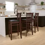 Flash Furniture XU-DGW0008BARVRT-MAH-BLKV-GG