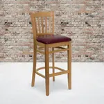 Flash Furniture XU-DGW0008BARVRT-NAT-BURV-GG