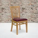 Flash Furniture XU-DGW0008VRT-NAT-BURV-GG