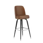 Flash Furniture XU-F-125-WBRN-GG