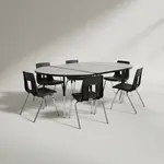 Flash Furniture XU-GRP-16CH-A3048CON-48-GY-T-A-GG