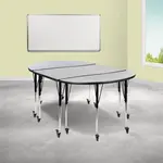 Flash Furniture XU-GRP-A3048CON-48-GY-T-A-CAS-GG