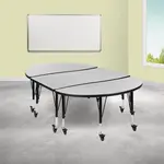 Flash Furniture XU-GRP-A3048CON-48-GY-T-P-CAS-GG