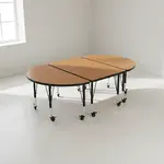 Flash Furniture XU-GRP-A3048CON-48-OAK-T-P-CAS-GG