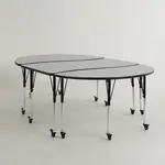 Flash Furniture XU-GRP-A3060CON-60-GY-T-A-CAS-GG