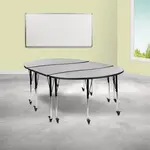 Flash Furniture XU-GRP-A3060CON-60-GY-T-A-CAS-GG