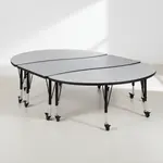 Flash Furniture XU-GRP-A3060CON-60-GY-T-P-CAS-GG