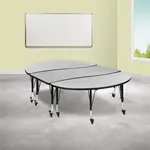 Flash Furniture XU-GRP-A3060CON-60-GY-T-P-CAS-GG