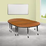 Flash Furniture XU-GRP-A3060CON-60-OAK-T-P-CAS-GG