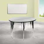 Flash Furniture XU-GRP-A48-HCIRC-GY-T-A-GG