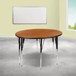 Flash Furniture XU-GRP-A48-HCIRC-OAK-T-A-GG