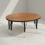 Flash Furniture XU-GRP-A48-HCIRC-OAK-T-P-GG